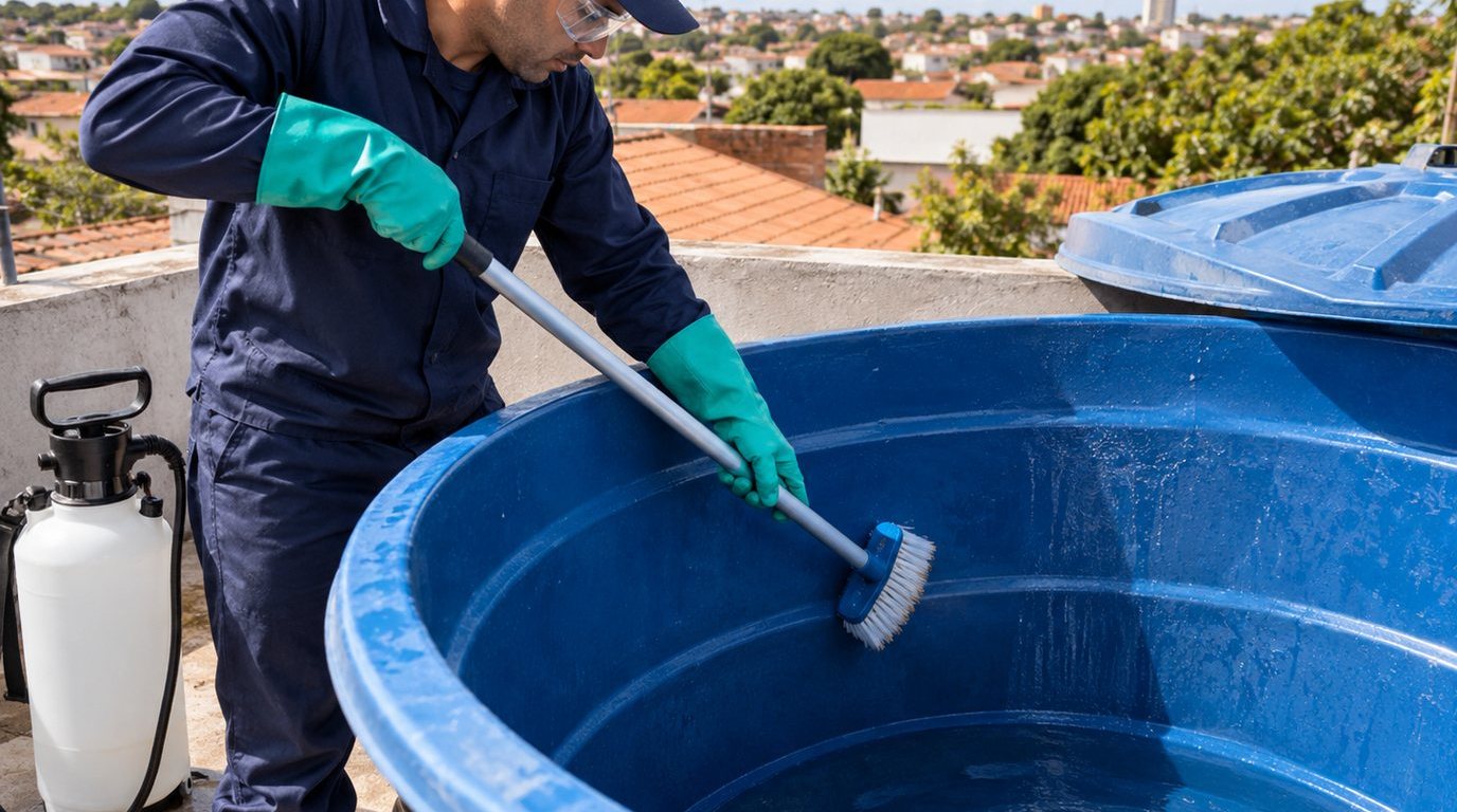 Higienização e Desinfecção da Caixa d'Água em Salvador‑BA