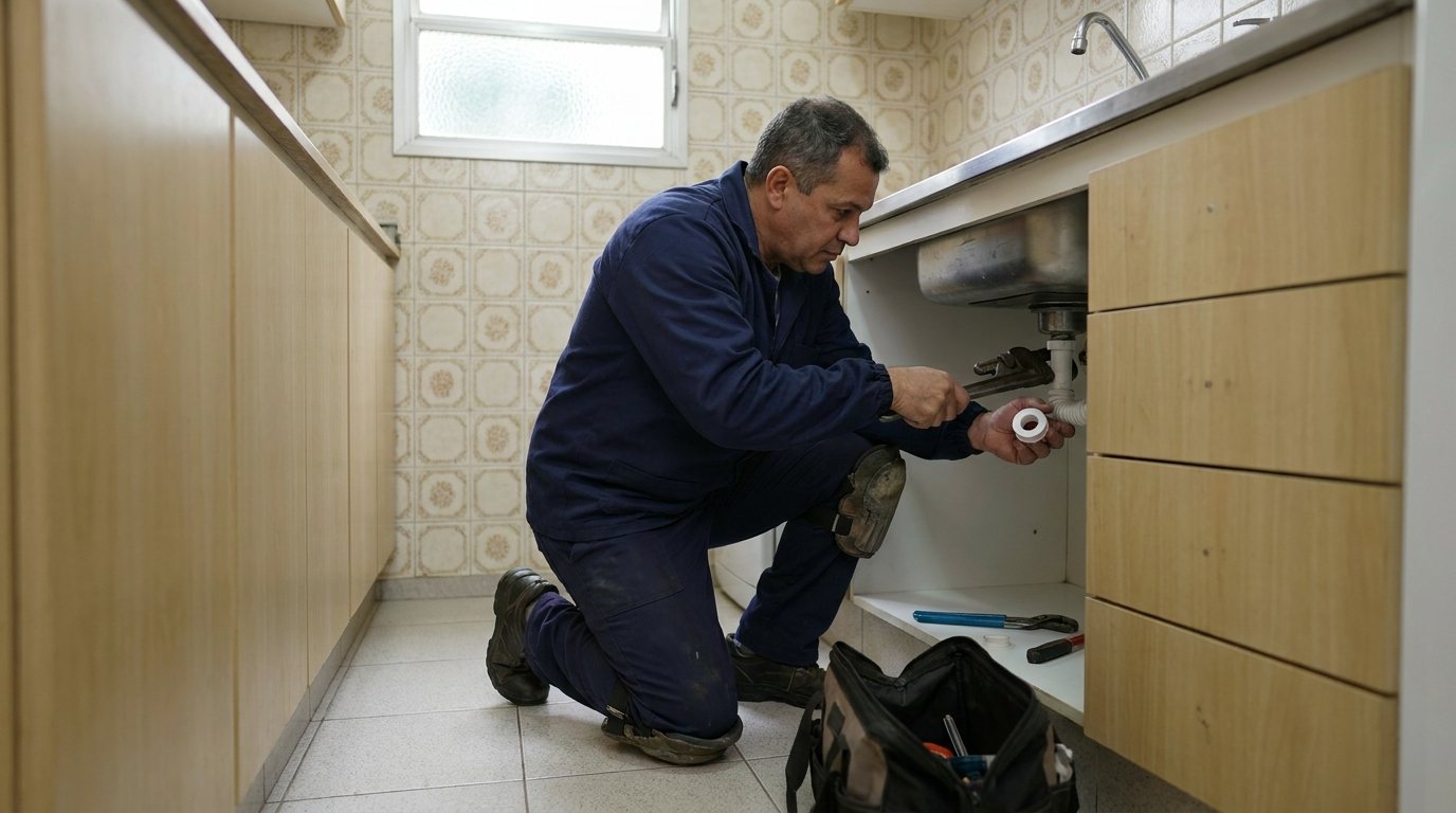 Reparo Hidráulico na Cozinha em Salvador‑BA