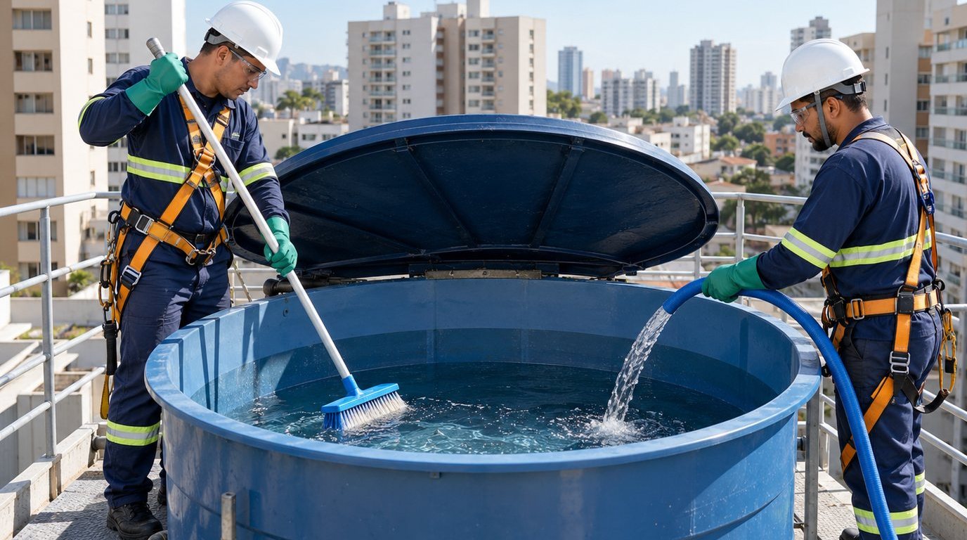 Reservatório de Condomínio em Salvador‑BA